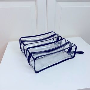 M.A.C Cosmetic Clearly Rectangle Makeup Bags